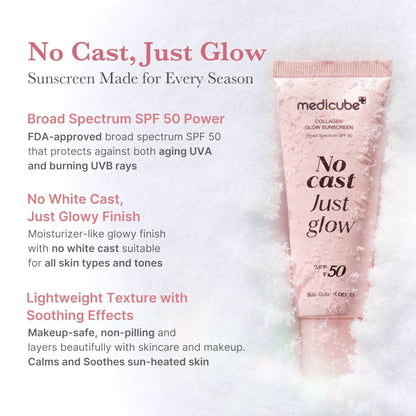 No Cast Just Glow Collagen Sunscreen